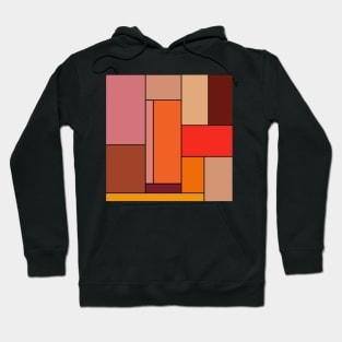 retro geometrical abstract art Hoodie